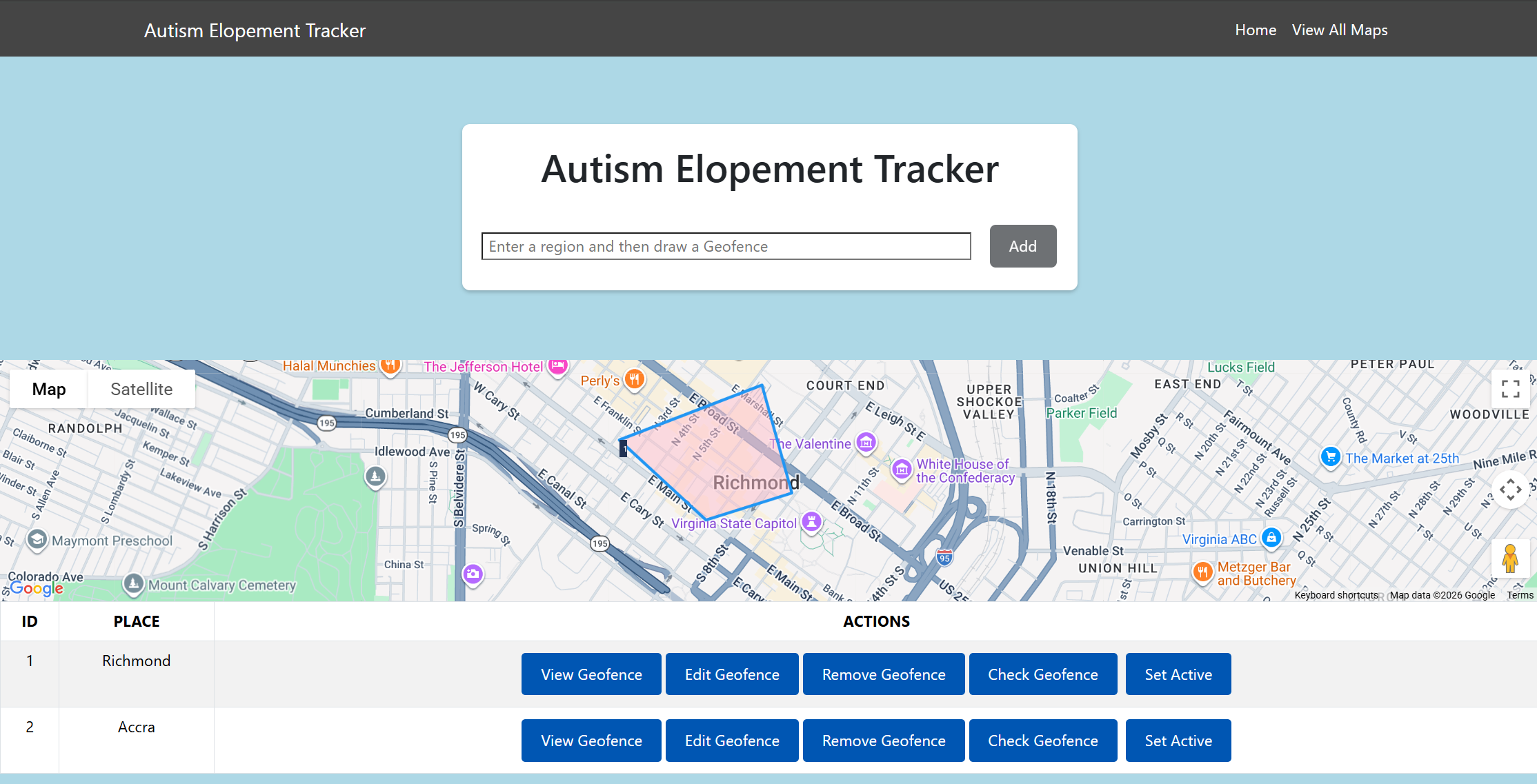 Elopement Tracker